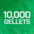 Gel Blaster - Gellets 5k Combo - Electric Green