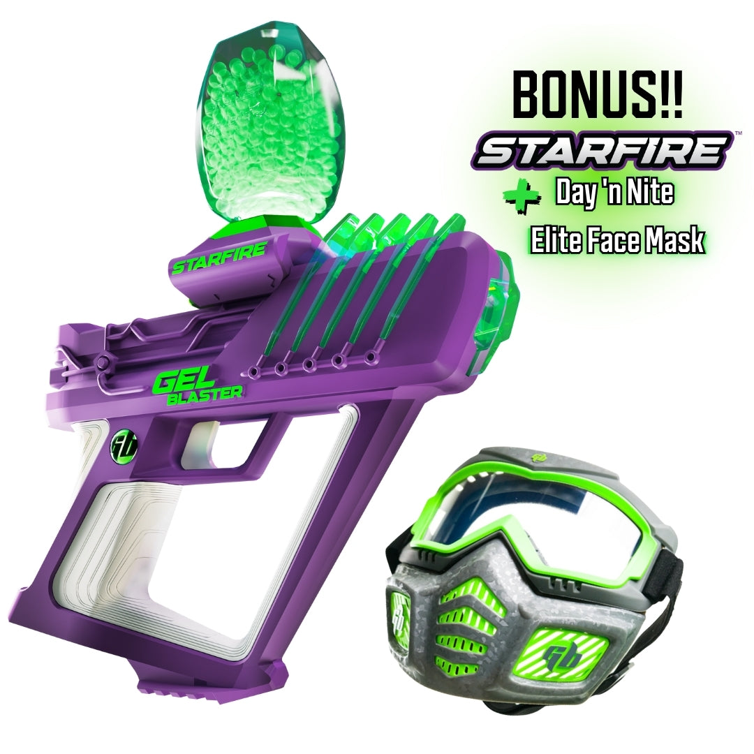 Gel Blaster - Starfire and Day 'n Nite Elite Face Mask