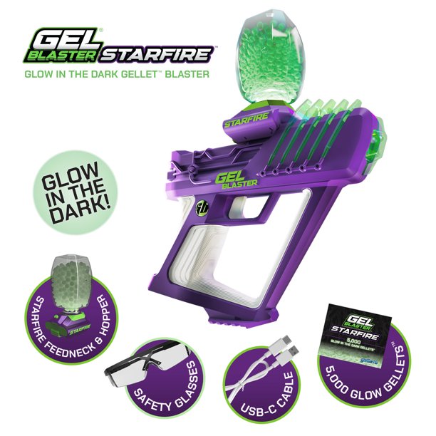 Gel Blaster - Starfire and Gellets -  Electric Green